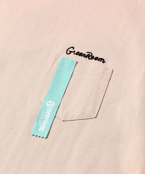 FREAK'S STORE（フリークスストア）の「WEB限定 GREENROOM×FREAK'S STORE/グリーンルーム 別注 NATHAN MCKEE バックプリントTシャツ/SURF（Tシャツ/カットソー・メンズ・ブラック/ピンク/ホワイト/ベージュ・MEDIUM/SMALL/LARGE）」の8枚目の写真