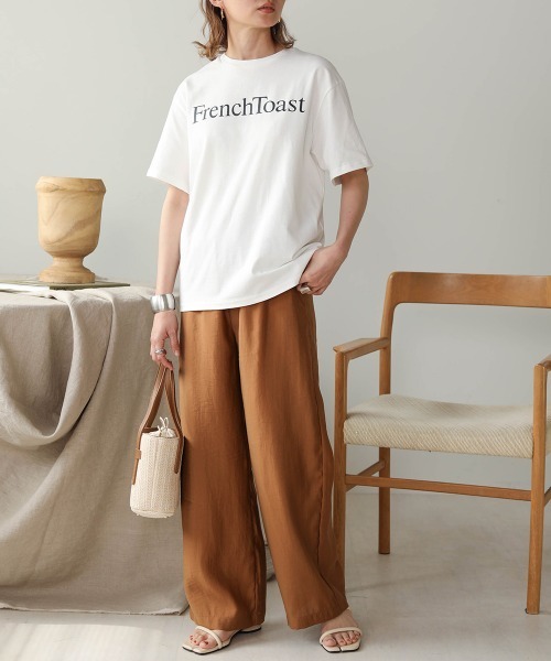 Bab(バブ)の「【WEB限定】ストレートシアーパンツ(その他パンツ・レディース・ブラウン/イエロー/ピンクベージュ・38)」の11枚目の写真