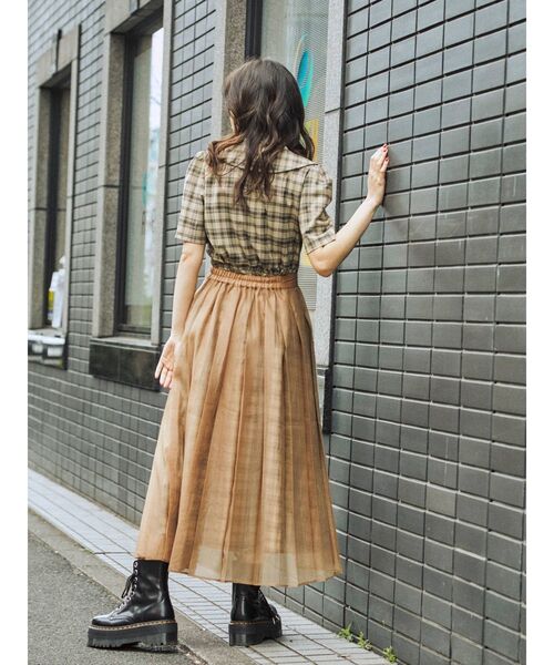 jouetie（ジュエティ）の「ラップレイヤードワンピース（ワンピース・レディース・ブラック/ライトブルー/その他1/ベージュ・MEDIUM）」の12枚目の写真