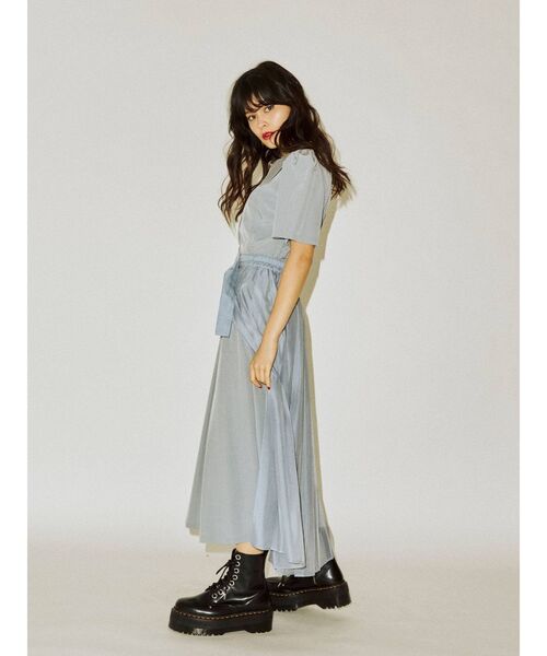 jouetie（ジュエティ）の「ラップレイヤードワンピース（ワンピース・レディース・ブラック/ライトブルー/その他1/ベージュ・MEDIUM）」の13枚目の写真