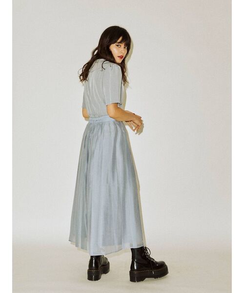 jouetie（ジュエティ）の「ラップレイヤードワンピース（ワンピース・レディース・ブラック/ライトブルー/その他1/ベージュ・MEDIUM）」の15枚目の写真