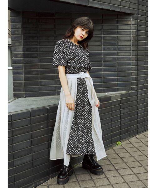 jouetie（ジュエティ）の「ラップレイヤードワンピース（ワンピース・レディース・ブラック/ライトブルー/その他1/ベージュ・MEDIUM）」の16枚目の写真