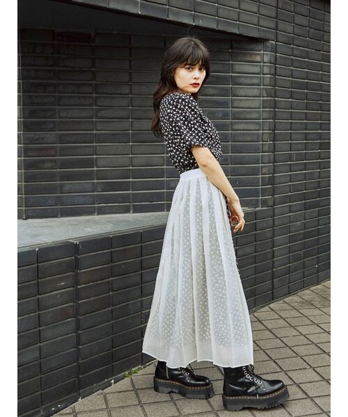 jouetie（ジュエティ）の「ラップレイヤードワンピース（ワンピース・レディース・ブラック/ライトブルー/その他1/ベージュ・MEDIUM）」の18枚目の写真