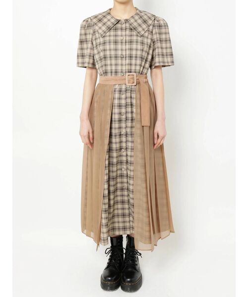 jouetie（ジュエティ）の「ラップレイヤードワンピース（ワンピース・レディース・ブラック/ライトブルー/その他1/ベージュ・MEDIUM）」の20枚目の写真