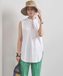 ATON | ＜ATON（エイトン）＞SUVIN AIR ラウンドヘム タンクトップ(タンクトップ)