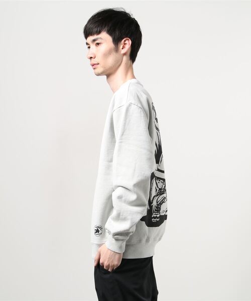 UNION(ユニオン)の「SIESTA CREW SWEATSHIRT(スウェット・メンズ・グレー・LARGE/MEDIUM/X-LARGE)」の3枚目の写真