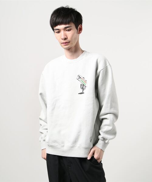 UNION(ユニオン)の「SIESTA CREW SWEATSHIRT(スウェット・メンズ・グレー・LARGE/MEDIUM/X-LARGE)」の5枚目の写真