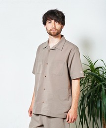 GORDON MILLER(ゴードンミラー) DOT AIR オープンカラー半袖シャツ(2colors)(21S-GM005)