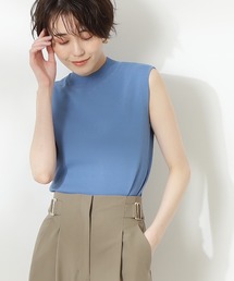 N.(N. Natural Beauty Basic) | 総針ボトルネックノースリーブニット(ニット/セーター)