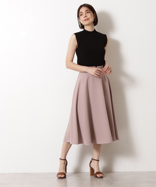 N.（N. Natural Beauty Basic）（エヌエヌナチュラルビューティーベーシック）の「総針ボトルネックノースリーブニット（ニット/セーター・レディース・ホワイト/ブラック/ブラウン/ブルー/ピンク・MEDIUM）」の10枚目の写真