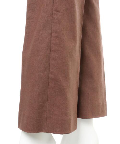 INGNI（イング）の「SETUP対応麻セミフレアセンタープレス／パンツ（その他パンツ・レディース・ブラウン/ライトカーキ/ライトベージュ・FREE）」の11枚目の写真