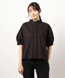 ehka sopo | 綿レーススタンド衿ブラウス(シャツ/ブラウス)