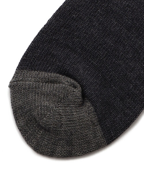 MARCOMONDE（マルコモンド）の「MARCOMONDE（マルコモンド）トリコロールソックス/メンズソックス（ソックス/靴下・メンズ・チャコール/ベージュ/ネイビー・FREE）」の8枚目の写真