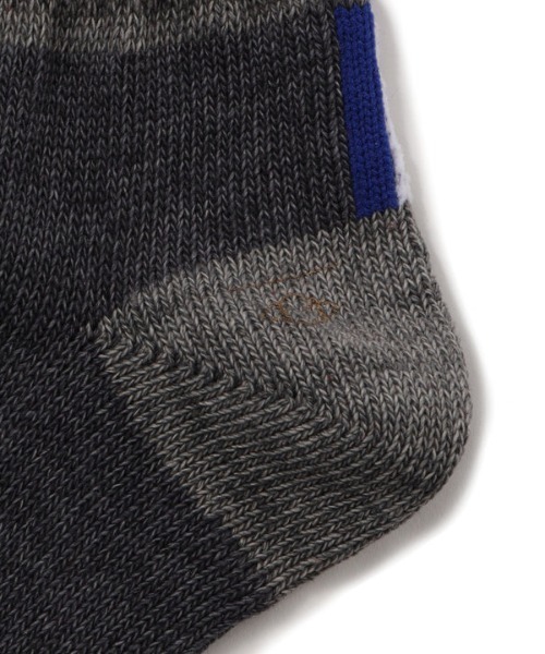 MARCOMONDE（マルコモンド）の「MARCOMONDE（マルコモンド）トリコロールソックス/メンズソックス（ソックス/靴下・メンズ・チャコール/ベージュ/ネイビー・FREE）」の5枚目の写真