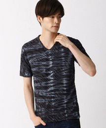 HIDEAWAYS NICOLE | ウェーブ柄膨れジャカードTシャツ(Tシャツ/カットソー)