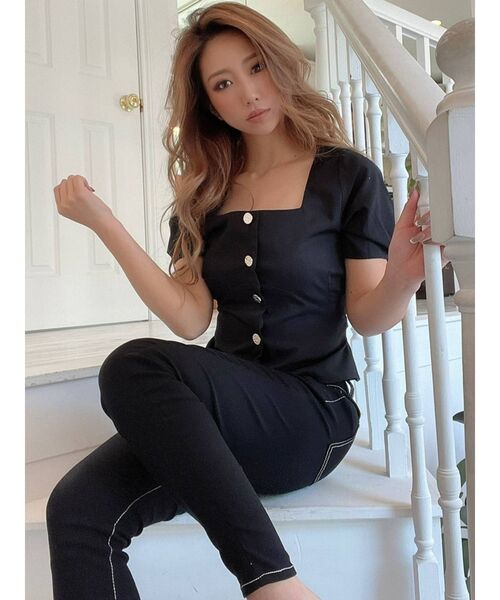 RESEXXY（リゼクシー）の「ハイウエストスキニーパンツ（その他パンツ・レディース・ブラック/ホワイト/ベージュ・FREE）」の13枚目の写真