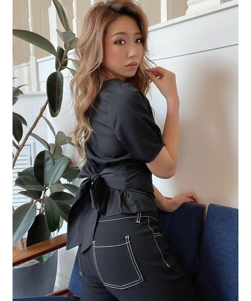 RESEXXY（リゼクシー）の「ハイウエストスキニーパンツ（その他パンツ・レディース・ブラック/ホワイト/ベージュ・FREE）」の14枚目の写真