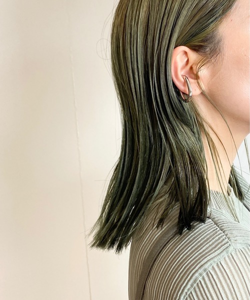 y/m by RIKA（イムバイリカ）の「オーバルイヤカフ（イヤーカフ・レディース・シルバー/ゴールド・FREE）」の10枚目の写真