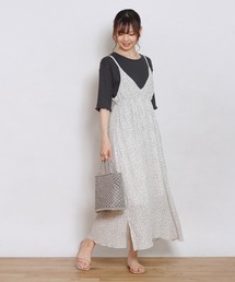 Crisp | フラワープリーツキャミワンピース(ワンピース)