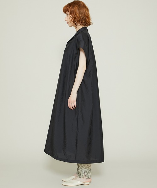08sircus ゼロエイトサーカス　ワンピース　pleated dress 08sircus - Vintage satin half tone pleated Dress