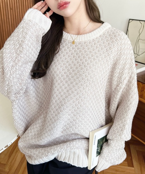 セール】【累計販売枚数2万枚突破！】3G リンクス柄編みジャガード