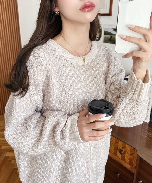 ★お値下げしました★美品　LEONARD 綿100% ニット Safari Lounge別注】ミドルゲージニット(トップス)｜EPOCA UOMO(エポカ