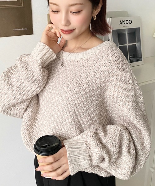 セール】【累計販売枚数2万枚突破！】3G リンクス柄編みジャガード