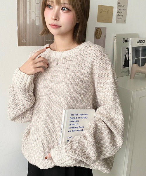 14.MODEREモデーア セルプルーフ3点セット 前後2wayカットジョーゼットプルオーバー(980-21018)