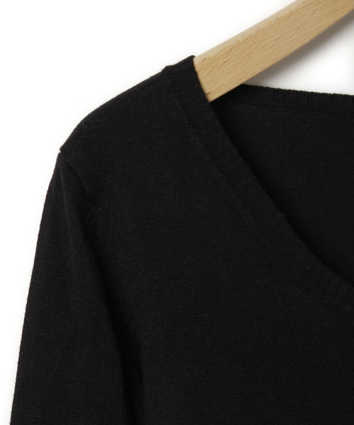 ZARA（ザラ）の「長袖ニット（ニット/セーター・レディース・ブラック・6）」の3枚目の写真