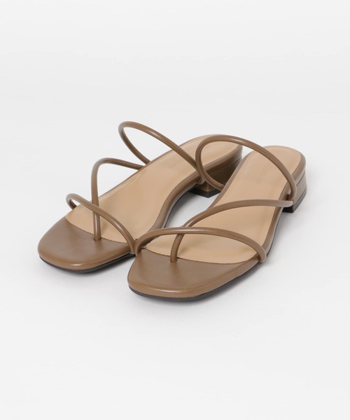 URBAN RESEARCH（アーバンリサーチ）の「チューブストラップサンダル（サンダル・レディース・ブラック/ブラウン/イエロー・36/37/38）」の4枚目の写真