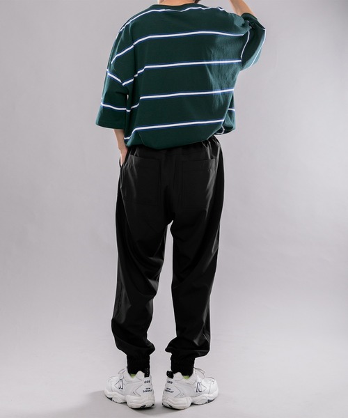 kutir(クティール)の「マルチボーダーTシャツ(Tシャツ/カットソー・メンズ・サックスブルー/イエロー/グリーン・MEDIUM/LARGE)」の14枚目の写真