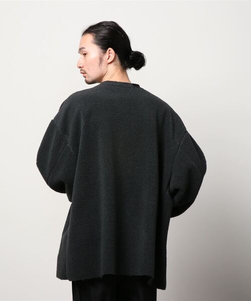 N.HOOLYWOOD(N.ハリウッド)の「REVERSIBLE COAT(ノーカラージャケット・メンズ・カーキ/チャコール・38/40/36)」の15枚目の写真