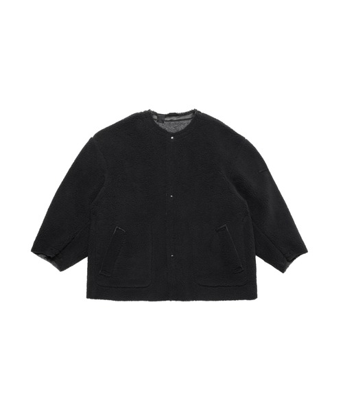 N.HOOLYWOOD(N.ハリウッド)の「REVERSIBLE COAT(ノーカラージャケット・メンズ・カーキ/チャコール・38/40/36)」の1枚目の写真