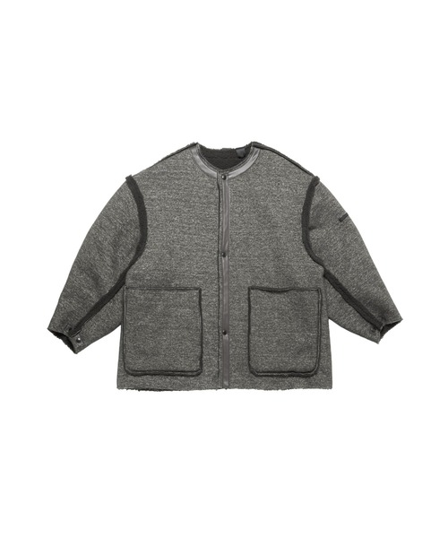 N.HOOLYWOOD(N.ハリウッド)の「REVERSIBLE COAT(ノーカラージャケット・メンズ・カーキ/チャコール・38/40/36)」の13枚目の写真