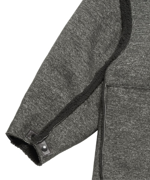 N.HOOLYWOOD(N.ハリウッド)の「REVERSIBLE COAT(ノーカラージャケット・メンズ・カーキ/チャコール・38/40/36)」の12枚目の写真