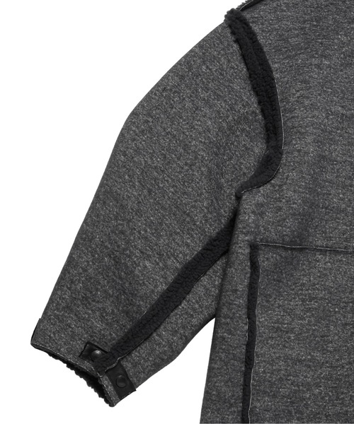 N.HOOLYWOOD(N.ハリウッド)の「REVERSIBLE COAT(ノーカラージャケット・メンズ・カーキ/チャコール・38/40/36)」の7枚目の写真