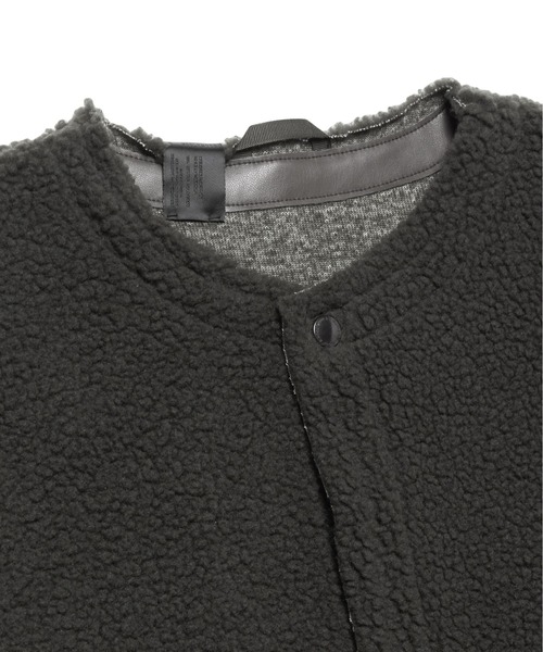 N.HOOLYWOOD(N.ハリウッド)の「REVERSIBLE COAT(ノーカラージャケット・メンズ・カーキ/チャコール・38/40/36)」の4枚目の写真