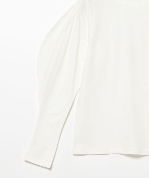 Ray BEAMS（レイビームス）の「Ray BEAMS / コクーン スリーブ クルーネック Tシャツ（Tシャツ/カットソー・レディース・ブラック/ホワイト・ONE SIZE）」の18枚目の写真