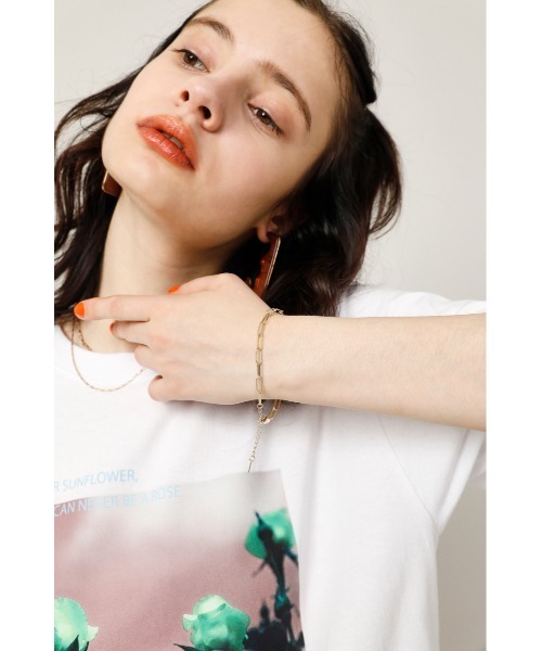 SLY（スライ）の「RICH COATING CHAIN BRACELET/チェーンブレスレット（ブレスレット・レディース・シルバー/ゴールド・FREE）」の14枚目の写真