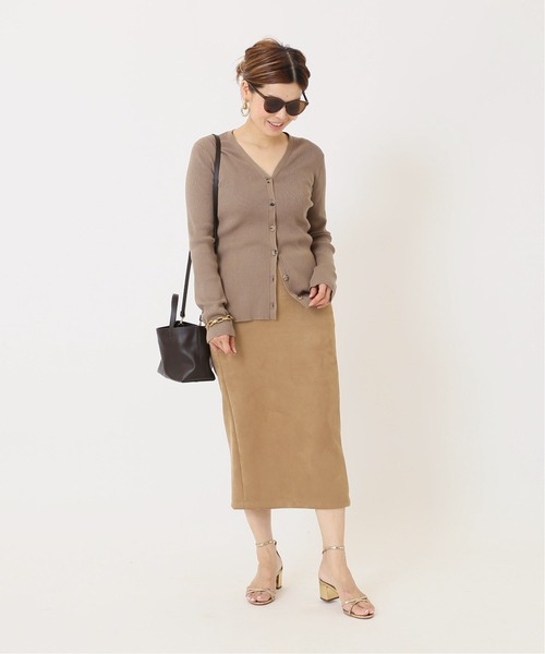 【新品・紙タグ付】ドゥーズィエムクラスのJersey SUEDEタイトスカート Deuxieme Classe（ドゥーズィエムクラス）の「Jersey SUEDE タイト