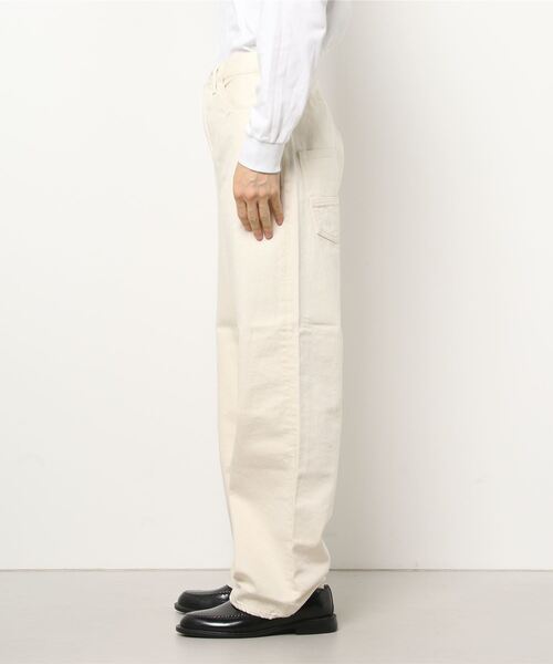 Name.（ネーム）の「Name. DENIM STRAIGHT PANTS (NMPT-21AW-001)（デニムパンツ・メンズ・ナチュラル・2/1/0）」の2枚目の写真