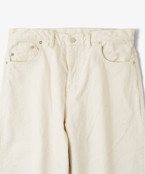 Name.（ネーム）の「Name. DENIM STRAIGHT PANTS (NMPT-21AW-001)（デニムパンツ・メンズ・ナチュラル・2/1/0）」の5枚目の写真
