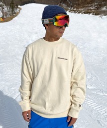 【ムラサキスポーツ別注】DC/ディーシー 撥水加工 刺繍ロゴ クルースウェット DPO214032