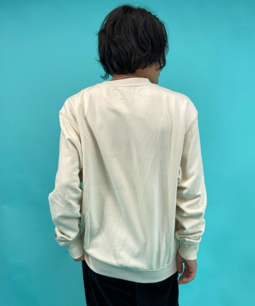 DC（ディーシー）の「【ムラサキスポーツ別注】DC/ディーシー 撥水加工 刺繍ロゴ クルースウェット DPO214032（スウェット・メンズ・ブラック/カーキ/ベージュ・L/M/XL）」の22枚目の写真