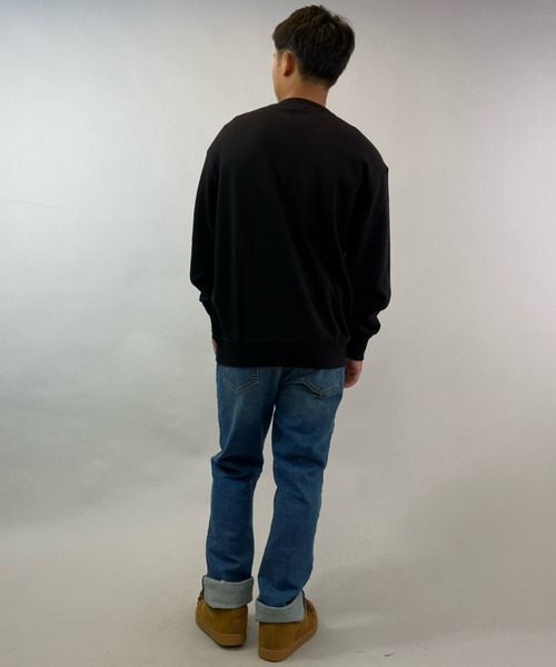 DC（ディーシー）の「【ムラサキスポーツ別注】DC/ディーシー 撥水加工 刺繍ロゴ クルースウェット DPO214032（スウェット・メンズ・ブラック/カーキ/ベージュ・L/M/XL）」の7枚目の写真