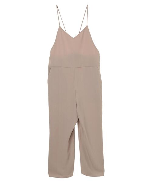 Green Parks(グリーンパークス)の「リラックスサロペット*(サロペット/オーバーオール・レディース・ブラック/ベージュ・FREE)」の15枚目の写真