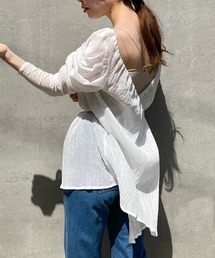 ONEME（ワンム）の「ONEME Sheer feeling Tunic Blouse（シャツ/ブラウス）」