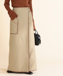 Ray BEAMS | Ray BEAMS / パイピング ラップ スカート(スカート)