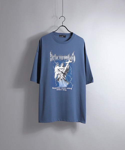 ILL'S(イルズ)の「ILL'S / イルズ エンジェル/イーグル ビッグTシャツ(Tシャツ/カットソー・メンズ・ホワイト/ブラック/ブルー/ホワイト系その他/ブラック系その他/グレー系その他・M/L)」の20枚目の写真