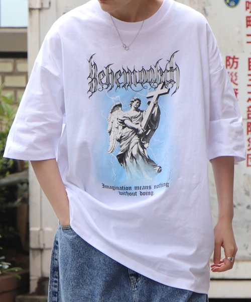 ILL'S(イルズ)の「ILL'S / イルズ エンジェル/イーグル ビッグTシャツ(Tシャツ/カットソー・メンズ・ホワイト/ブラック/ブルー/ホワイト系その他/ブラック系その他/グレー系その他・M/L)」の14枚目の写真